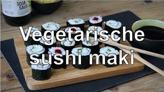 Vegetarische sushi maki recept