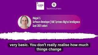 How I returned to tech after a 10-year career break | Tech Returners
