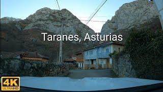 Driving Through Small Villages, Spain / PO-4 Taranes, Ponga, Asturias, Driving Sounds for Relax ASMR