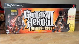 Guitar Hero III (3) - Legends Of Rock Unboxing ASMR - PlayStation 2