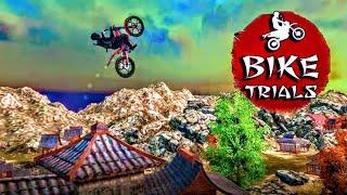 닌자는 충돌 없이 고대 일본에서 목표를 완료해야 합니다!!  - Bike Trials Ninja 