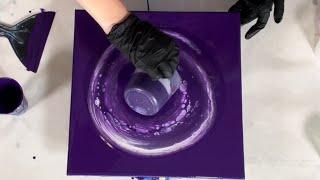 (539) Testing PEARL PAINTS - Straight Pour - Cells No Silicone - Fluid Art - Acrylic Paint Pouring