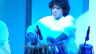 Tabla solo virtuoso performance by Maestro Zakir Hussain