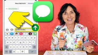 iPhone Kurs für Senior*innen Teil 18: Eine SMS Nachricht versenden.