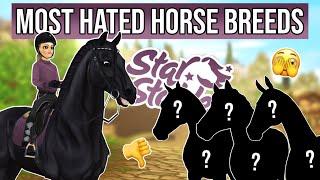 The MOST HATED Horse Breeds in Star Stable!