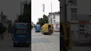 Walking down Obere Bahnhofstrasse in Wil Switzerland