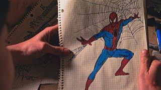 Питер Паркер создаёт образ своего костюма. Человек-паук. 2002