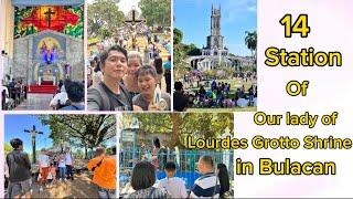 14 Station of Our Lady of Lourdes Grotto Shrine in San Jose Delmonte Bulacan Catholic Church