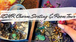  ASMR-ish Charm Sorting & Tarot Room Tour