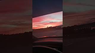 beautiful drive threw Cincinnati Ohio July 30th sunset 2022 who dey stadium an reds