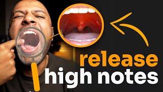How to Release Your Voice in the high notes with power and taking the voice out of the throat