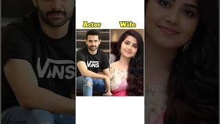 South Indian Tamil actors real wife #shorts #rampothineni #ramcharan #vishal #nagachaitanya #viral