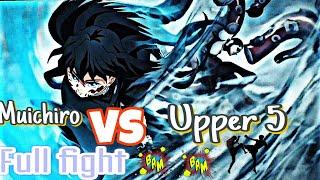 Muichiro vs Gyokko Full FIGHT Eng sub Mist hashira vs upper five #demonslayer #anime