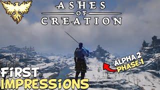 Ashes Of Creation Alpha 2 First Impressions (Phase 1)