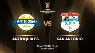 EN VIVO | ANTIOQUIA (COL) VS. SAN ANTONIO (PAR) | CONMEBOL LIBERTADORES FÚTBOL PLAYA 2023