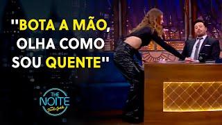 O clima esquentou entre Duda Reis e Danilo Gentili  | The Noite (28/08/22)