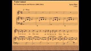 6P Arvo Pärt, Vater Unser (Our Father) excerpt