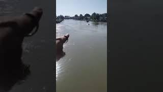 A girl jumped into river jhelum from Abdullah Bridge Srinagar. Was rescued by river police.