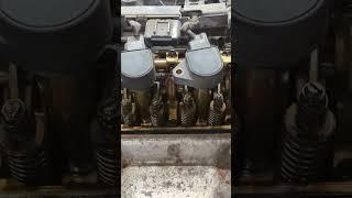Have you ever seen an engine without a valve cover turn over? Now you have. Pretty cool to see.