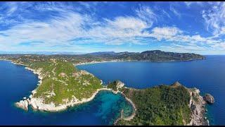 Beautiful CORFU, GREECE - places you must see - 4K Drone