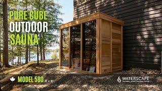 Pure Cube 580 Outdoor Sauna