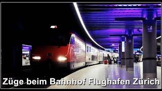 Der schönste Bahnhof der Schweiz? Zugsichtungen beim Flughafen Zürich Kloten