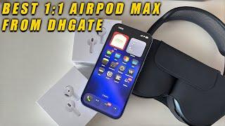 Unboxing & Reviewing the Best 1:1 AirPods Max 2nd Gen with ANC from DHgate 