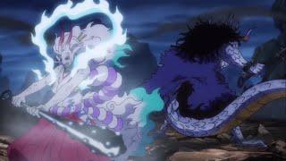 Yamato started to injure Kaido with different attacks