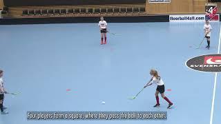 Floorball Drills - Swedish Square