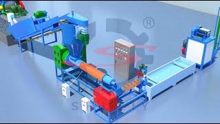 Waste Plastic Recycling Machine | How to recycle PP, PE into plastic pellets and granules?