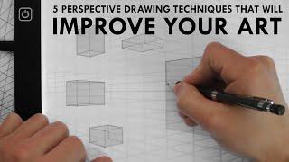 5 Perspective Drawing Techniques That Will Improve Your Art