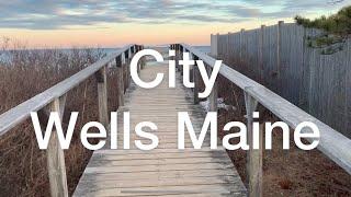 Wells Beach - Maine USA  jf videos travel,