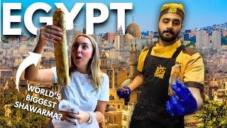 INTENSE Cairo Street Food Tour (Eating Stuffed PIGEON) 