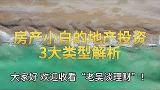 2023 12 02 Sat 房产小白的地产投资：3大类型解析