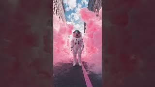 Astronaut in the Pink Mist #Space #Mist #Planetary #Science  #Astronaut  #fantastic