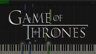 Game of Thrones Theme (Hard Piano Tutorial) [Synthesia]