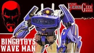 BingoToys WAVE MAN (Bumblebee Movie Shockwave): EmGo's Transformers Reviews N' Stuff