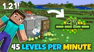 Minecraft NEW XP Farm in Bedrock Edition 1.21 (MCPE/Xbox/PS4/Nintendo Switch/Windows10)