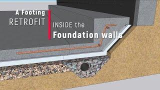 Basement Living Space Solution: Footing Retrofit and Structural Slab