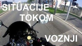 Situacije u Saobracaju i neki Saveti pri voznji Motora - Srpski MotoVlog 2017 - ShoneSan