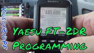 Yaesu FT 2DR Programming