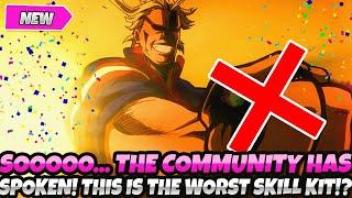 *SOOOOOO... THE COMMUNITY HAS SPOKEN!* THIS IS THE WORST SKILL KIT TILL DATE!? (My Hero Ultra Rumble