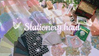 ASMR | Invisible Triggers Stationery Haul ft. Journalsay Shop️