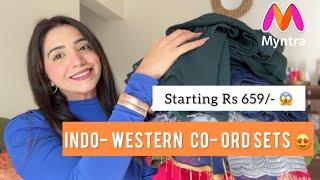 MYNTRA Indo- Western Co- Ord Sets || Wedding Wear Co- Ord ️ @myntra