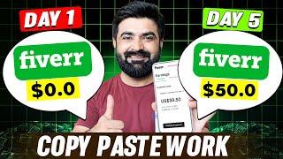 I Tried Fiverr For 1 Month With Easy Skill & Made $50