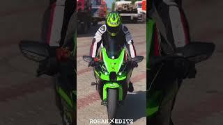 Kawasaki Ninja zx10r bike️ status ️... Super bike️ status... ROHAN X EDITZ #shorts #viral