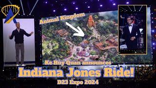 Ke Huy Quan Announces Indiana Jones Ride for Disney's Animal Kingdom at D23 2024