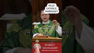 What's a Valid Catholic #Marriage? #homilyhighlight #divinemercy #frchrisalar #catholic