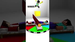 Good night roulette Cloth simulation in Minecraft【minecraftanimation】 #minecraft #shorts #APTMC