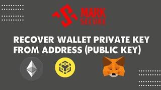 RECOVER WALLET PRIVATE KEY FROM ADDRESS (PUBLIC KEY) Easy Tutorial 2023